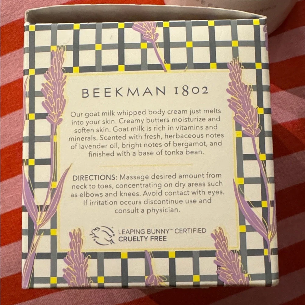 NWT Beekman 1802 Lavender Whipped Body Cream Whipped Body Cream‎